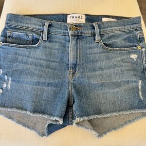 Frame Denim Light Blue  Shorts